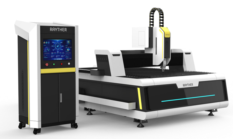 Neue Design-Faserlaserschneidemaschine mit geteiltem Bett und einer Plattform